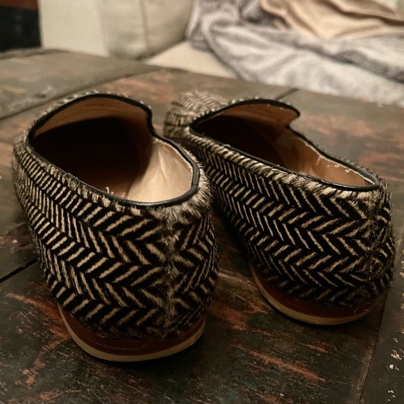 Matt Bernson Pony Hair Loafers Size 7 | Color: Black/Cream - Picture 5 of 13